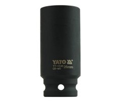 Головка торцева 1/2 "26 мм 6-гранна ударна подовжена Yato YT-1046