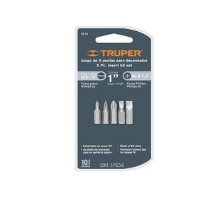 Набір біт TRUPER 5 од 25 мм P5-15