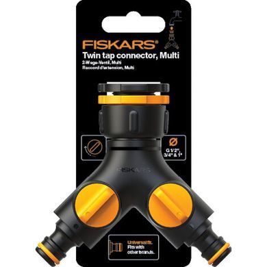 Threaded fitting Fiskars two-channel 33.3 mm G1/2" G3/4" G1" (1027061)