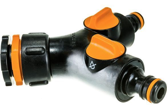 Threaded fitting Fiskars two-channel 33.3 mm G1/2" G3/4" G1" (1027061)