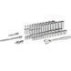 Set of socket wrenches Milwaukee with a ratchet mechanism 3/8" 56 pcs (4932464946)