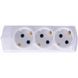 Electrical extension block E.Next e.t.es.3.z with grounding 3 sockets (s042102)