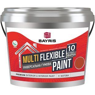 Фарба універсальна гумова Bayris Multi Flexible 1 кг жовто-коричнева (Б00001430)