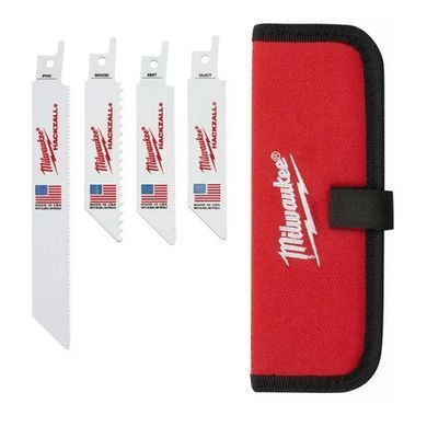 Reciprocating saw blade set Milwaukee Hackzall 6-254 TPI 100-150 mm 10 pcs (49220220)