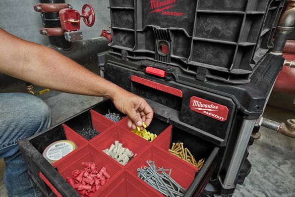 Tool box Milwaukee Packout™ 2 сompartments 363х564х414 mm 22 kg (4932472129)