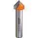 Slot milling cutter V-shaped CMT 12.7х8х12.7 mm (915.127.11)