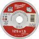 Cutting disc by metal Milwaukee Contractor SCS 41/125 125х1.5х22.23 mm (4932451479)