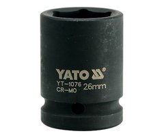Головка торцева 3/4 "26 мм 6-гранна ударна Yato YT-1076