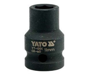 Головка торцева 1/2 "11 мм 6-гранна ударна Yato YT-1001