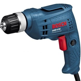 Дриль мережевий безударний BOSCH GBM 6 RE ШЗП 350 Вт 0601472600