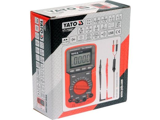 Мультиметр YATO YT-73087