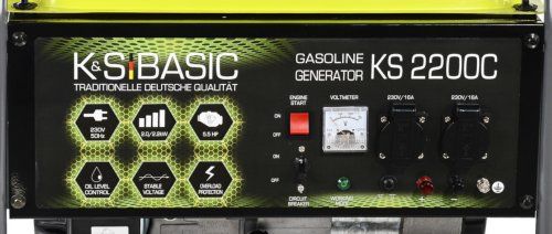 Генератор бензиновий Könner & Söhnen BASIC KS 2200C 2200 Вт 15 л (KS2200C)