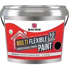 Universal rubber paint Bayris Multi Flexible 1 kg black (Б00001446)