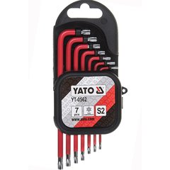 Набір ключів шестигранників Yato L-подібних з отвором Т9-Т30 Torx (YT-0562)
