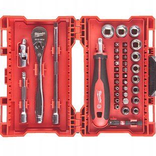Set of socket wrenches and bits Milwaukee 1/4" 38 pcs (4932479096)
