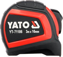 Рулетка вимірювальна Yato 3 м х 16 мм YT-71186