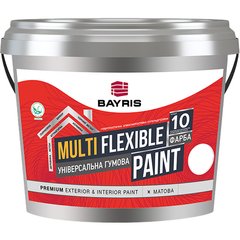 Universal rubber paint Bayris Multi Flexible 1 kg white (Б00001434)