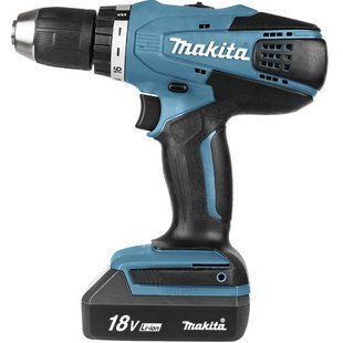 Шуруповерт-дриль акумуляторний Makita DF457DWE 18 В (DF457DWE)