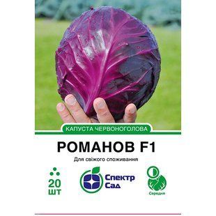 Red cabbage seeds Romanov F1 SpektrSad 2000-2500 g 20 pcs (230000597)
