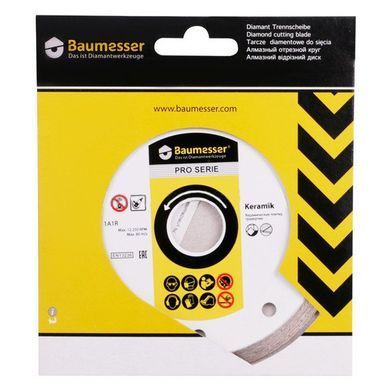 Круг відрізний алмазний Baumesser Keramik 913 150 95 009