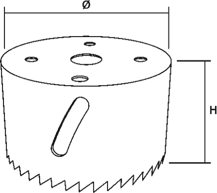 Коронка GRAPHITE 57H914