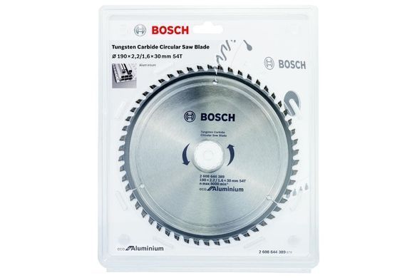 Диск пильний Bosch ECO ALU Multi Material 190 мм 30 мм (2608644389)