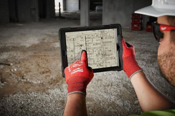Work gloves Milwaukee CUT D with cut protection at level 4 EN ISO 21420, EN388:2016 s.7/S (4932479911)
