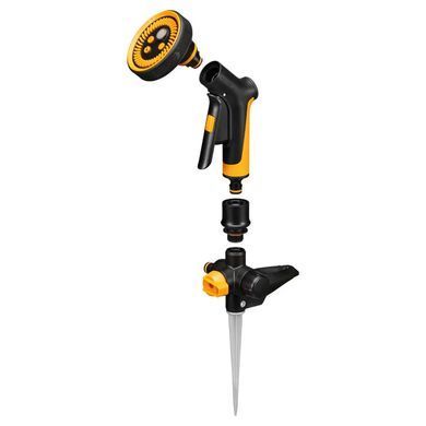 Starter watering set Fiskars Comfort 5 in 1 150 m&sup2; (1070830)
