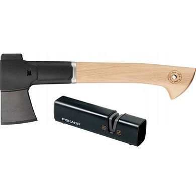 Set tourist axe + sharpener Fiskars Norden N7 386 mm 0.791 kg (1051146)