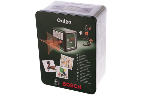 Нівелір лазерний лінійний Bosch Quigo III 10 м 0.8 мм/м (0603663521)