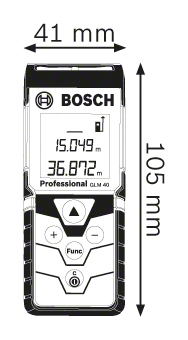Дальномір лазерный BOSCH GLM 40 (0601072900)