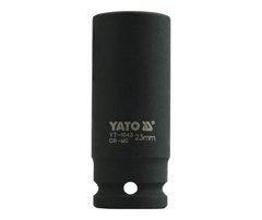 Головка торцева 1/2 "23 мм 6-гранна ударна подовжена Yato YT-1043