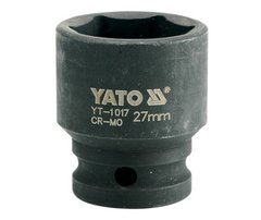 Головка торцева 1/2 "27 мм 6-гранна ударна Yato YT-1017
