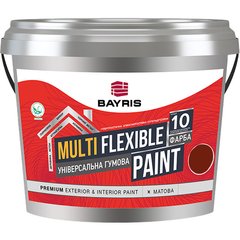 Фарба універсальна гумова Bayris Multi Flexible 1 кг червоно-коричнева (Б00001426)