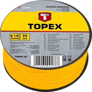 Шнур розмічальний TOPEX 13A905