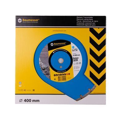 Круг відрізний алмазний Distar 1A1RSS/C1-H Baumesser Beton PRO 400х3.5/2.5х10х25.4-24 F4 мм (94120338026)