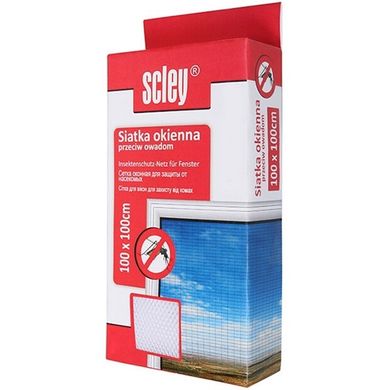 Сітка антимоскітна для вікон Scley 130х150 см біла (0395-121315)