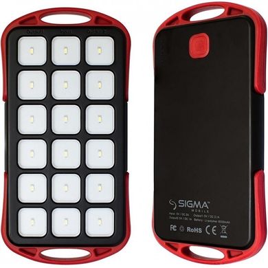 Пристрій зарядний Powerbank-ліхтарик Sigma mobile X-sport P6