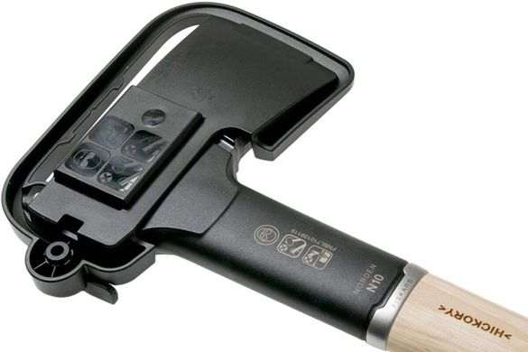 Set tourist axe + sharpener Fiskars Norden N10 476 mm 1.2 kg (1052276)