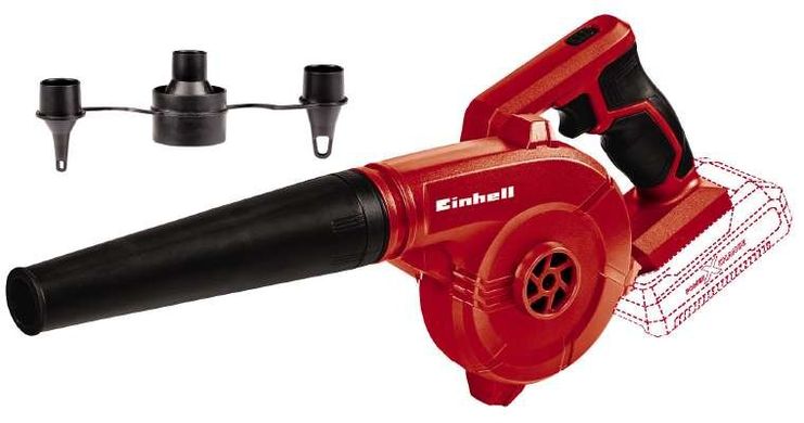 Повітродувка акумуляторна Einhell TE-CB 18/180 Li-Solo 18 В 1.1 кг (3408001), 7 днів і більше (500 грн/день)