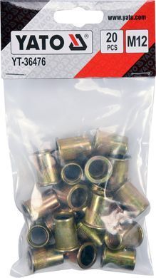 Заклепка сталева YATO M12 22 мм (YT-36476)