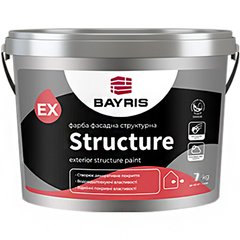 Фарба фасадна Bayris Structure 7 кг біла (Б00001619)