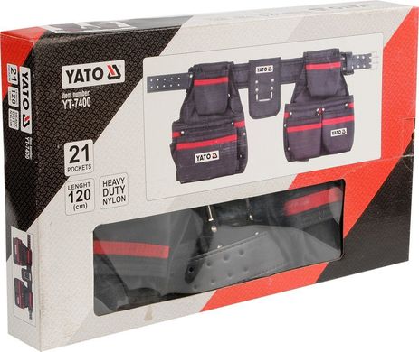 Пояс для цвяхів та інструментів YATO YT-7400