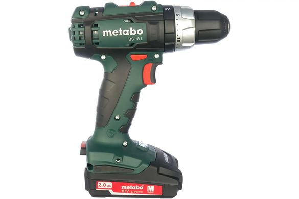 Шуруповерт-дриль акумуляторний Metabo BS 18 L Mobile Workshop 18 В 50 Нм (602321870)