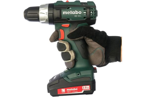 Шуруповерт-дриль акумуляторний Metabo BS 18 L Mobile Workshop 18 В 50 Нм (602321870)