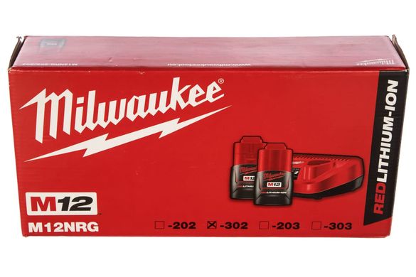 Акумуляторний набір Milwaukee M12 NRG-302 12 В 3 Аг (4933451902)