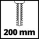 Кущоріз-ножиці для трави акумуляторні Einhell GE-CG 18/100 Li-solo 18 В 200 мм (3410313)