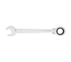 Ключ рожково-накидний 21 мм з храповим механізмом Top Tools (35D738)