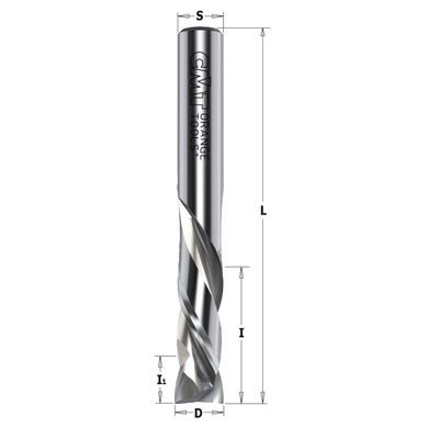 Spiral flat milling cutter CMT 12х12х42 mm (190.120.11)