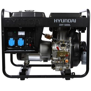 Генератор дизельний Hyundai 4600 Вт (DHY 5000L)